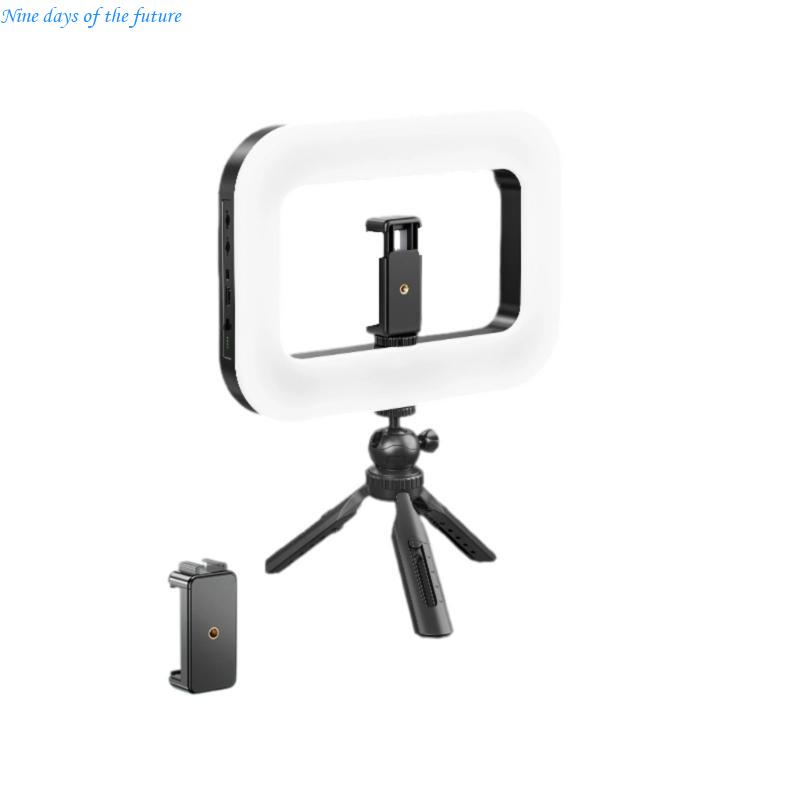 Photography Lighting Ring - ضوء فيديو محمول مع قبضة ثابتة