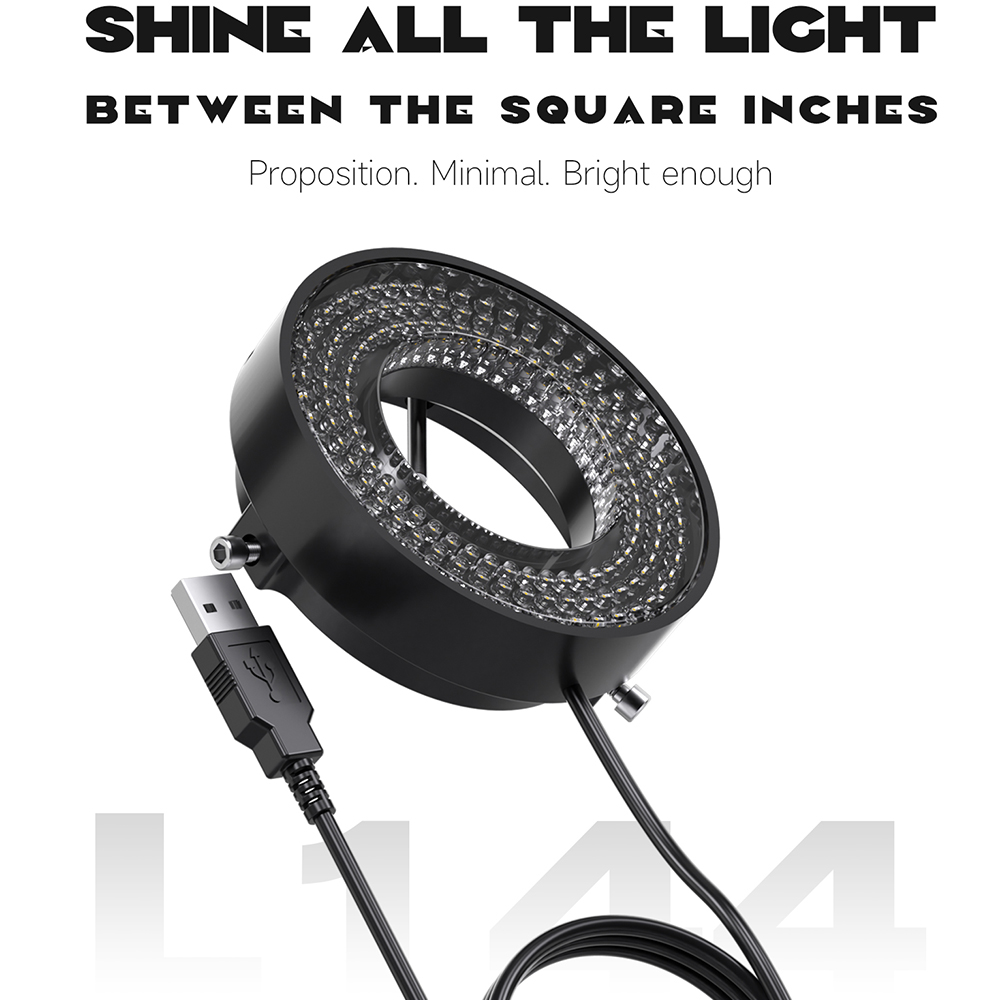 مصباح حلقي LED للميكروسكوب طرا - مراجعة Photography Lighting Ring وسعره