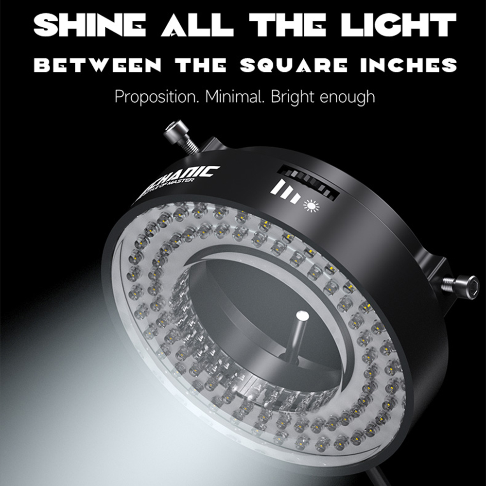 مصباح حلقي LED للميكروسكوب طرا - مراجعة Photography Lighting Ring وسعره