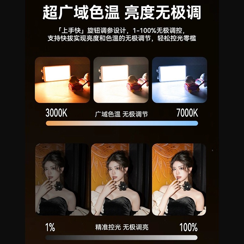 ضوء تعبئة ملون بالكامل 40WRGB، - مراجعة Photography Lighting Color وسعره