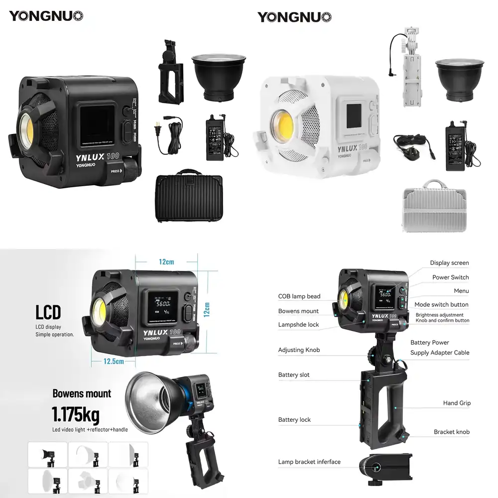 ضوء فيديو LED محمول باليد YONG - مراجعة Photography With Lighting وسعره