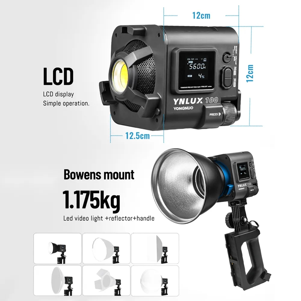ضوء فيديو LED محمول باليد YONG - مراجعة Photography With Lighting وسعره