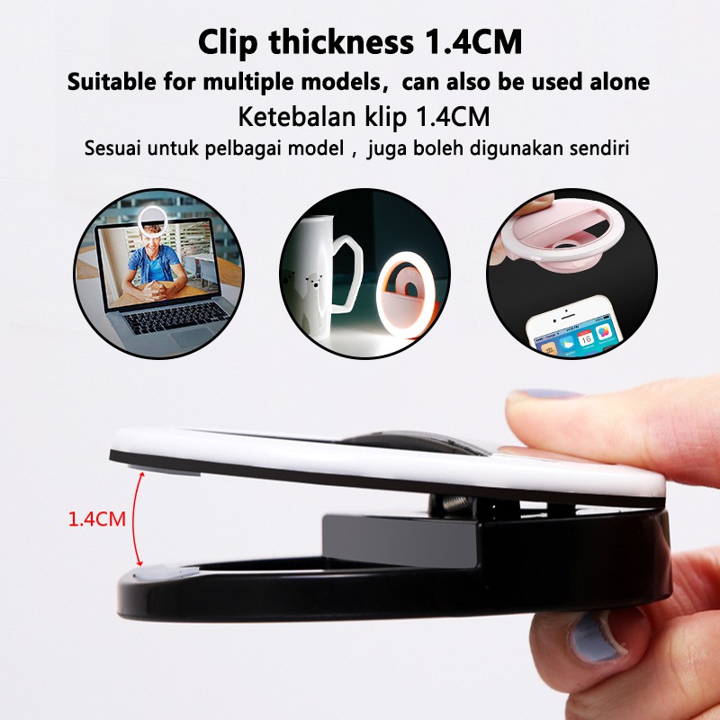 LED Selfie مصباح مصمم على شكل  - مراجعة Photography Lighting Ring وسعره