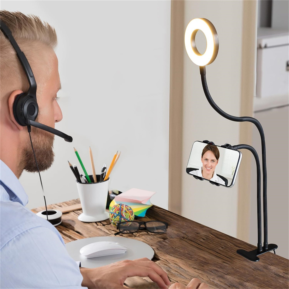 حامل هاتف محمول مرن متعدد الاس - مراجعة Photography Lighting Ring وسعره