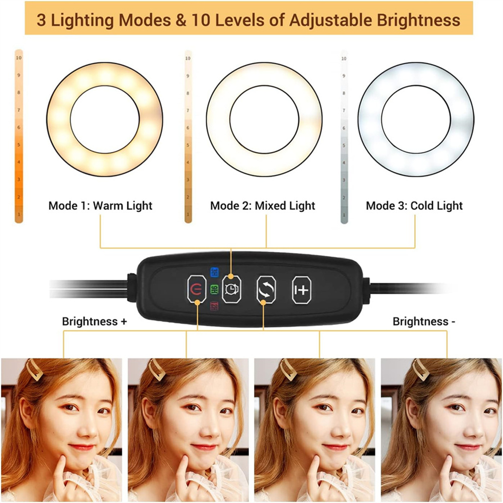 حامل هاتف محمول مرن متعدد الاس - مراجعة Photography Lighting Ring وسعره