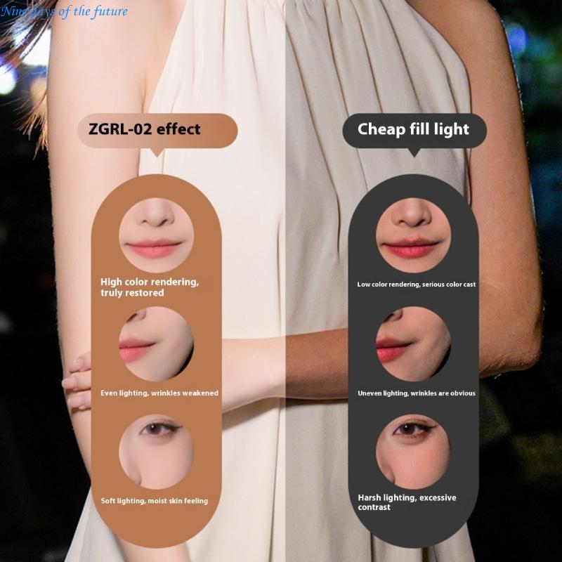 ضوء فيديو محمول مع قبضة ثابتة  - مراجعة Photography Lighting Ring وسعره