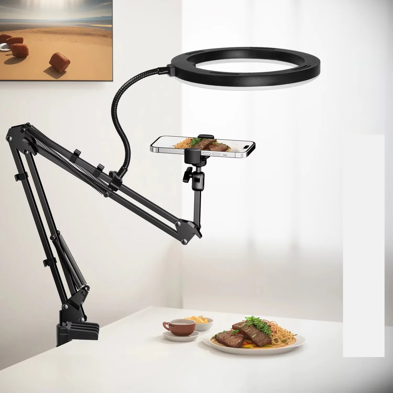 كاميرا تصوير ثابتة بإضاءة علوي - مراجعة Photography Lighting Triangle وسعره