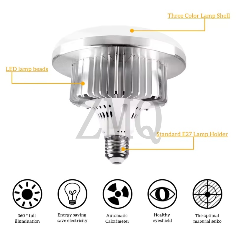 E27 85 واط 155 واط مصباح 3200  - مراجعة Photography Lighting Color وسعره