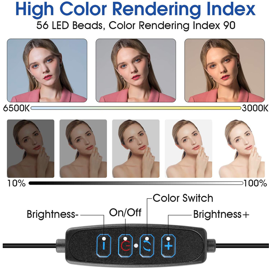 16 سنتيمتر حلقة ضوء ل اجتماعات - مراجعة Photography Lighting Ring وسعره