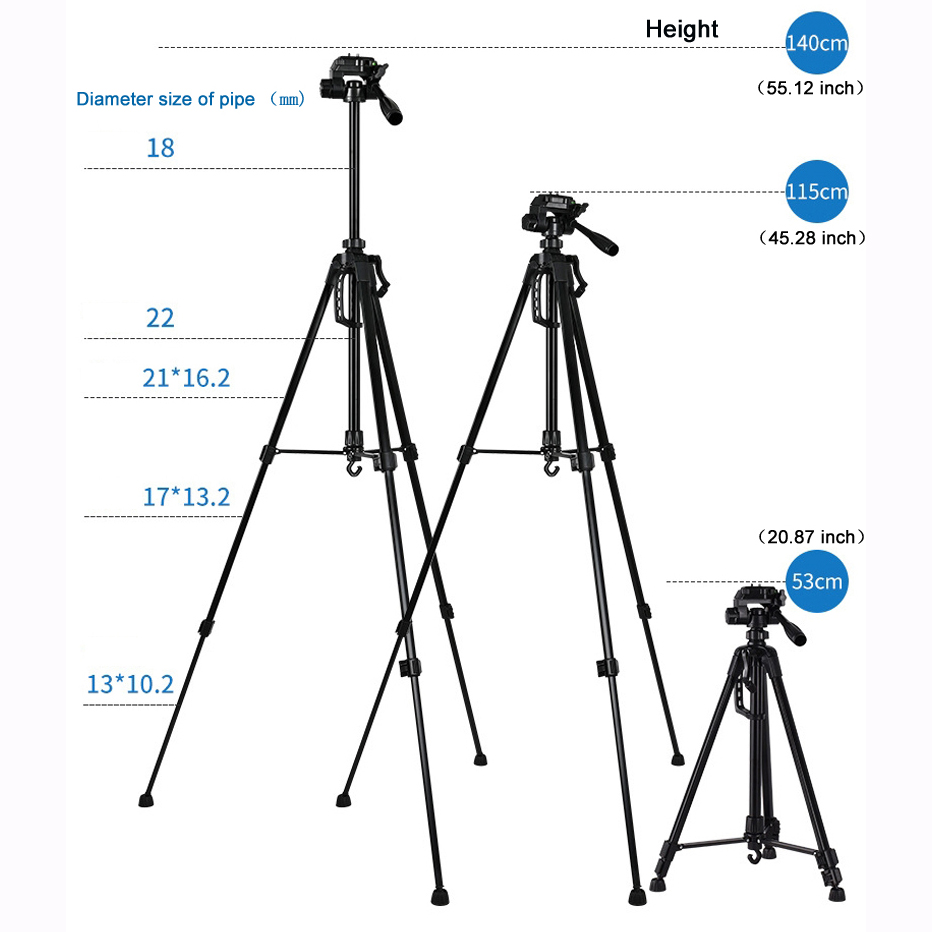 حامل ثلاثي القوائم عالمي 55 بو - مراجعة Photography Lighting Triangle وسعره