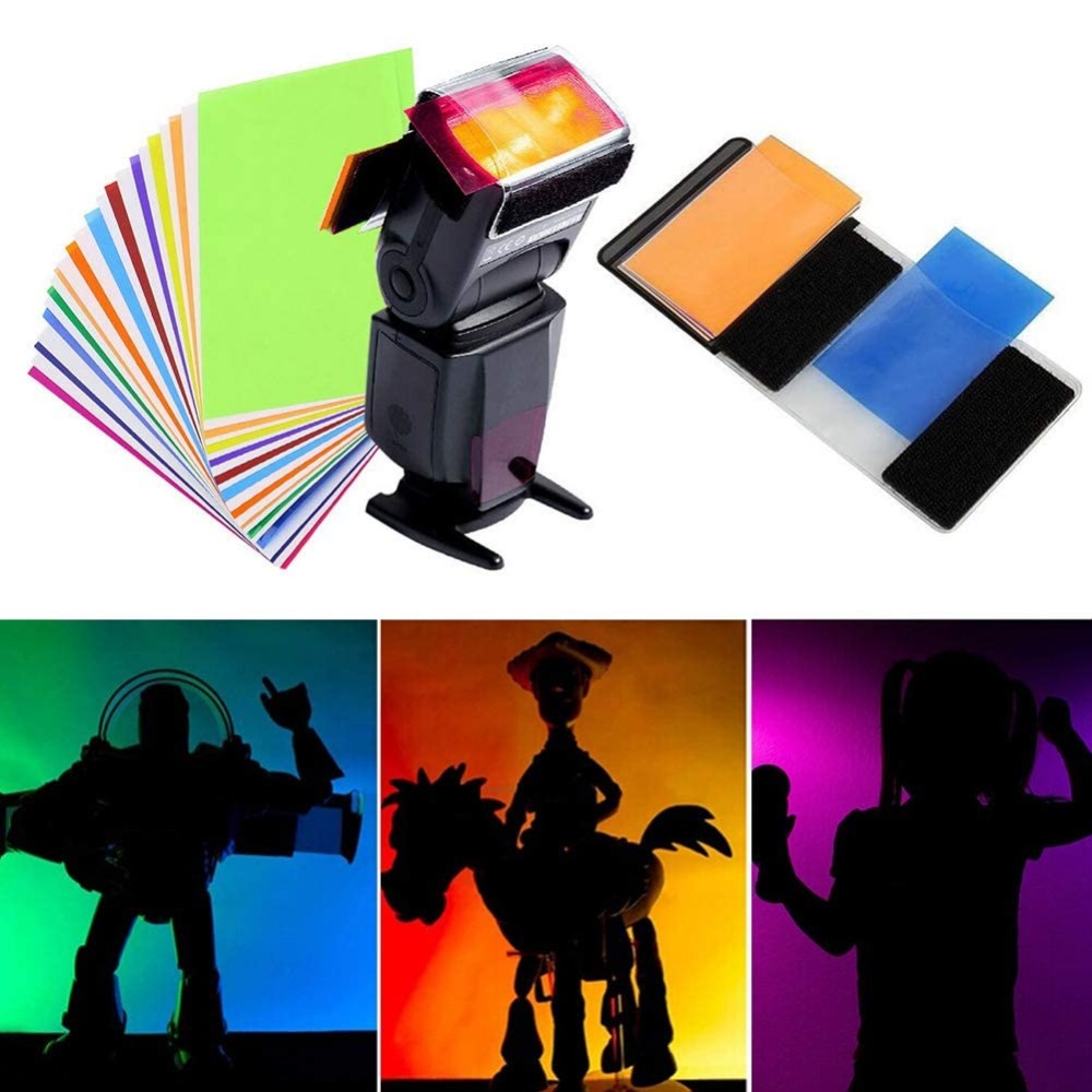 طقم فلاتر إضاءة للكاميرا بـ 12 - مراجعة Photography Lighting For Portraits وسعره