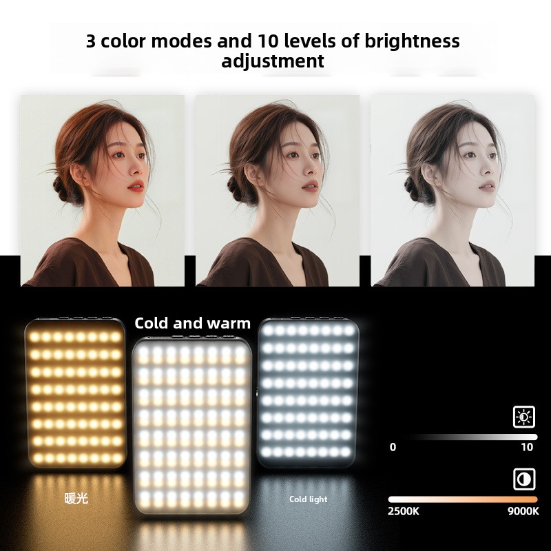 ضوء تعبئة مغناطيسي على الوجهين - مراجعة Photography Lighting Color وسعره