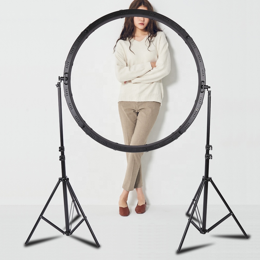 إضاءة حلقية LED بقوة 120 واط م - مراجعة Photography Lighting Ring وسعره