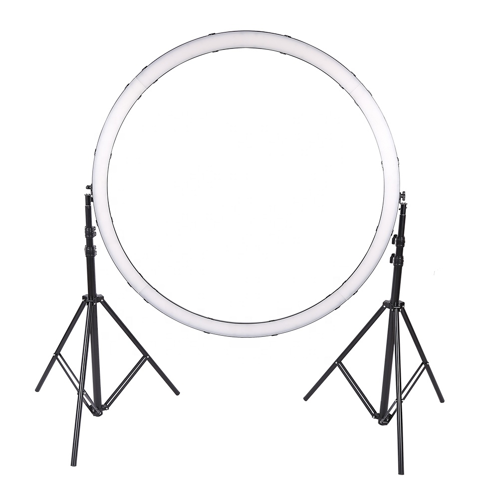 إضاءة حلقية LED بقوة 120 واط م - مراجعة Photography Lighting Ring وسعره
