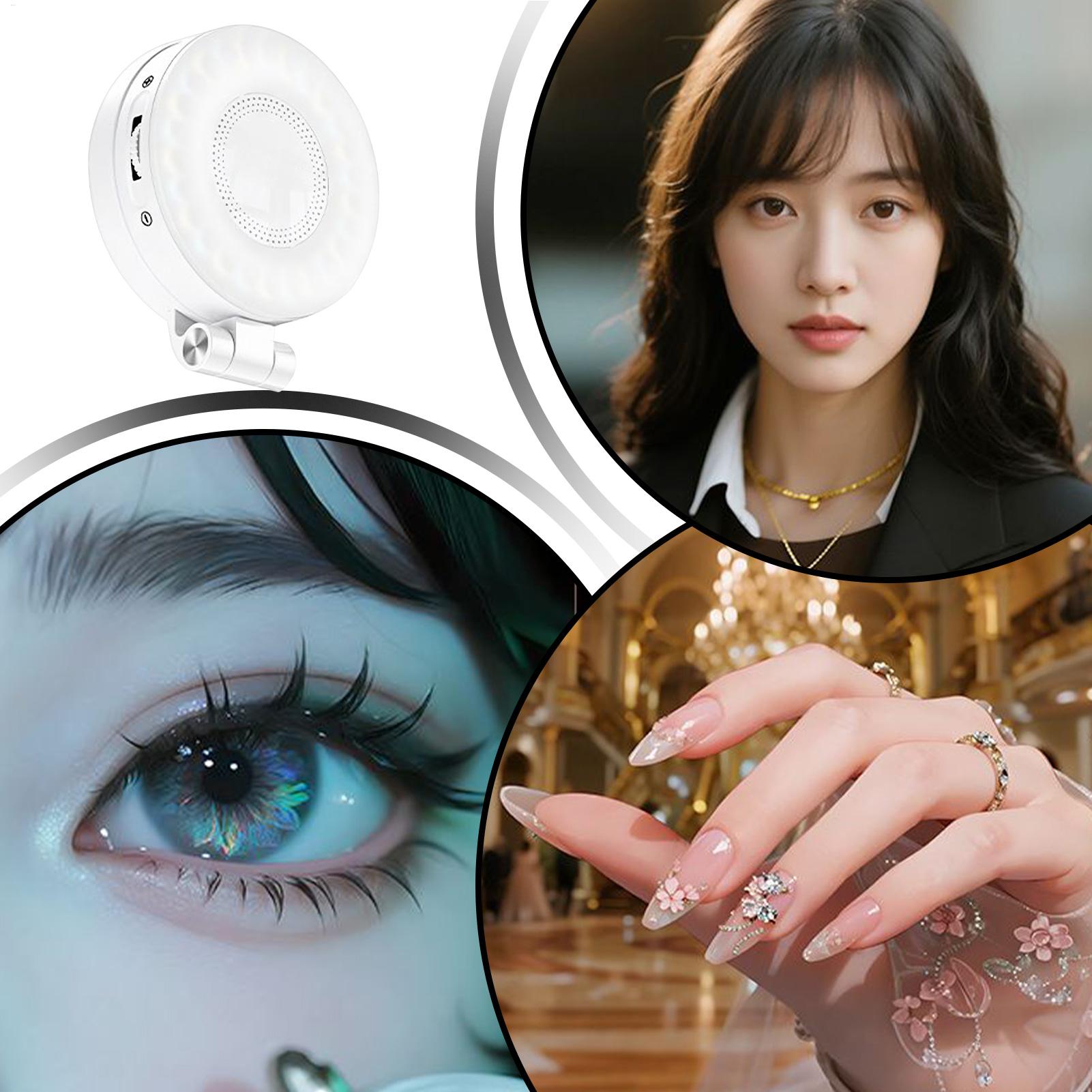 مشبك إضاءة لصور السيلفي المحمو - مراجعة Photography Lighting Ring وسعره