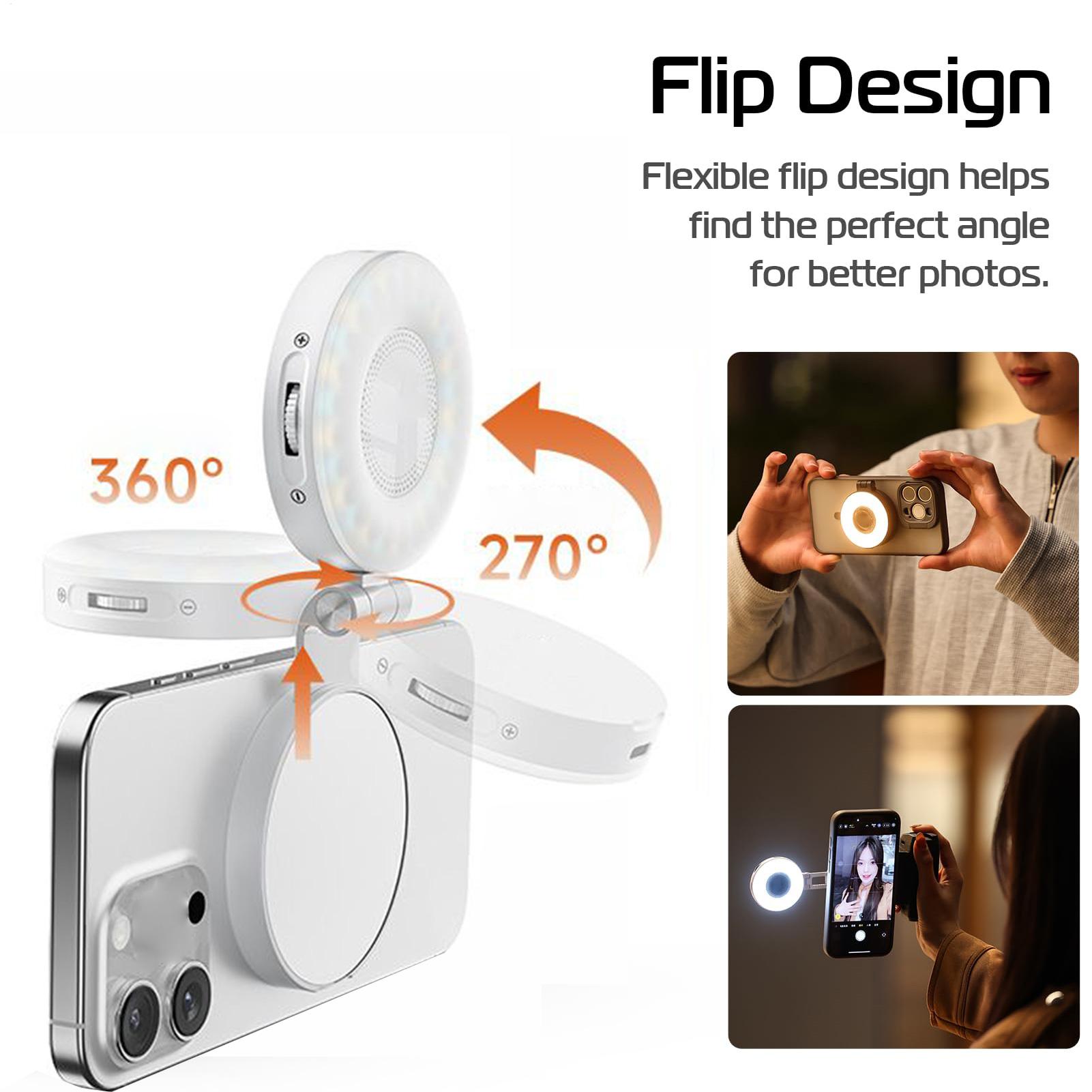 مشبك إضاءة لصور السيلفي المحمو - مراجعة Photography Lighting Ring وسعره