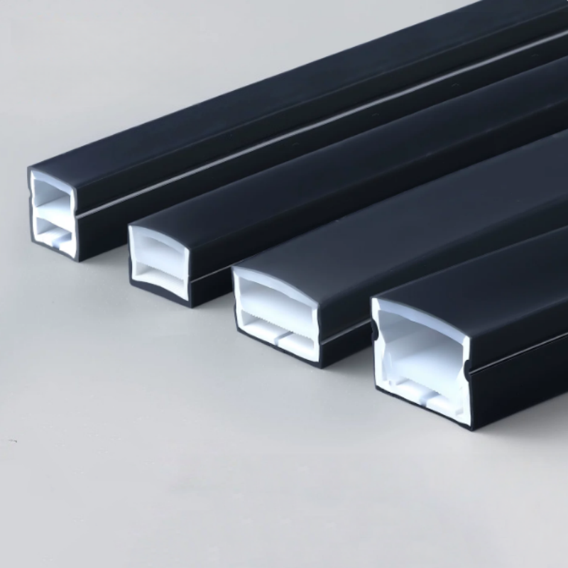 مصباح نيون LED مرن أسود مدمج ف - مراجعة Diffusion Material Roll وسعره