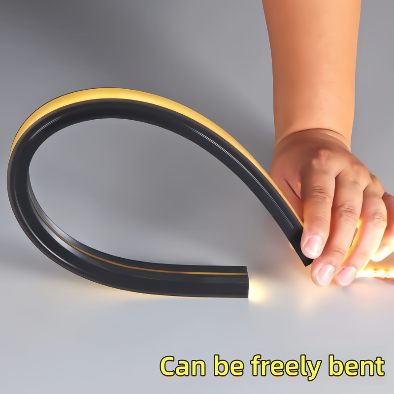 مصباح نيون LED مرن أسود مدمج ف - مراجعة Diffusion Material Roll وسعره