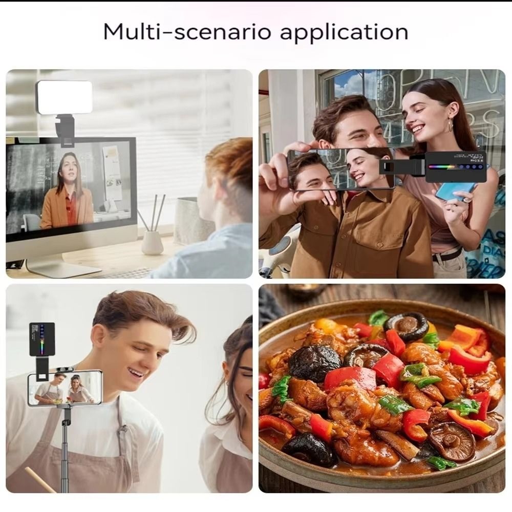 مصباح فيديو LED RGB قابل للتعت - مراجعة Photography Lighting Color وسعره